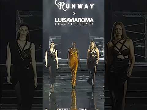 Gigi Hadid, Anok Yai, and Vittoria Ceretti for the cr runway x luisaviaroma ✨ #supermodel #runway