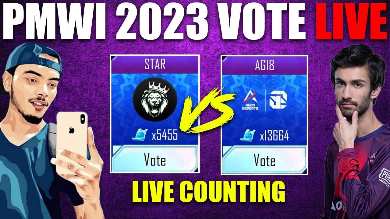 PMWI VOTES 2023 LIVE 🔥 TEAM STAR VS TEAM AGONxi8 