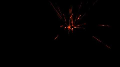 [lightwave] HyperVoxels sprite mode test - Electric arc ,étincelles