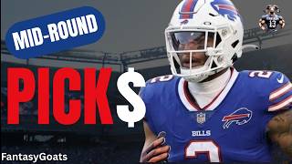 8 Players to Target MID-ROUND in Your Upcoming Fantasy Football Drafts
