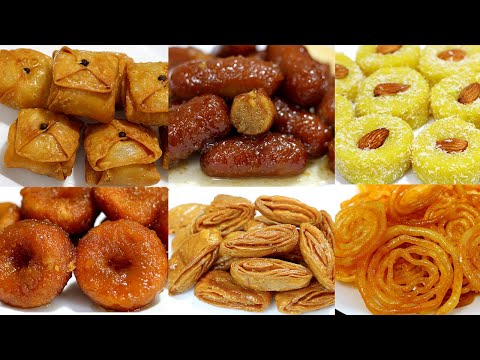 దీపావళి స్పెషల్ 6 రకాల స్వీట్ రెసిపీస్ Diwali Special 6 Types of sweet Recipes Telugu