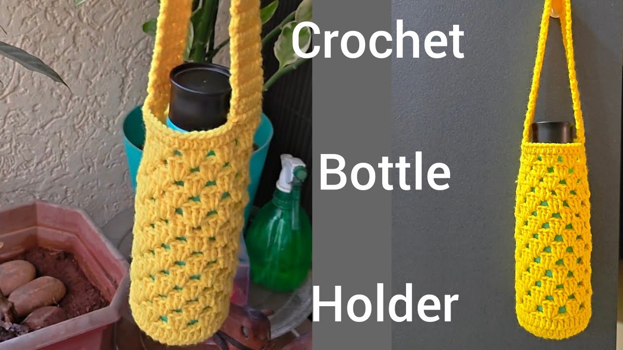 Crochet Bottle Holder @मराठी भाषेत 👍