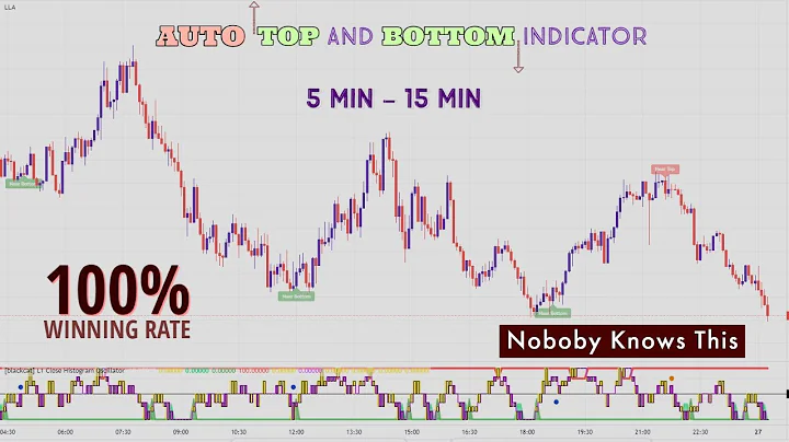 Auto Top and Bottom Tradingview Indicator For Scalping | how to use Top and Bottom entry indicator