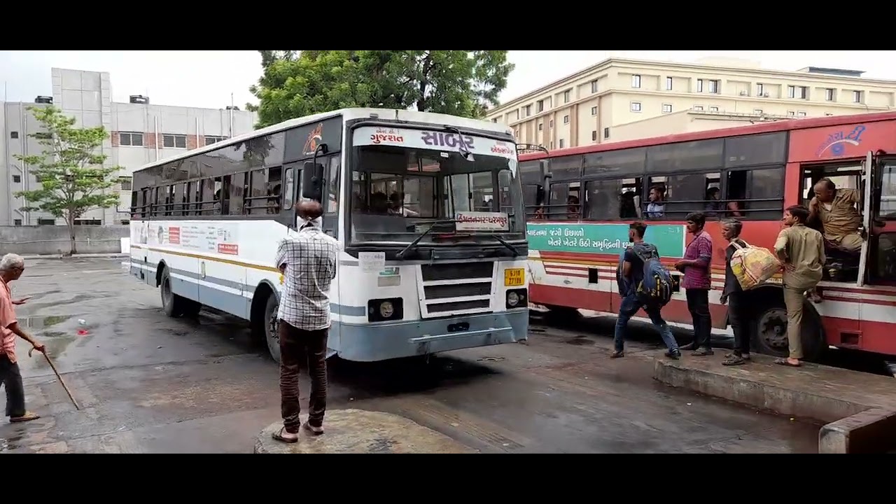 himmatanagar dharampur bs6 arriving at baroda Central Bus station YouTube