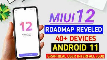MIUI 12 - MIUI 12 ROADMAP REVELED | MIUI 12 SUPPORTED DEVICES CONFIRMED |ANDROID 11 | MIUI 12 UPDATE