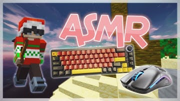 [120FPS] Keyboard ASMR + Mouse Sounds (Handcam) | Hypixel Bedwars