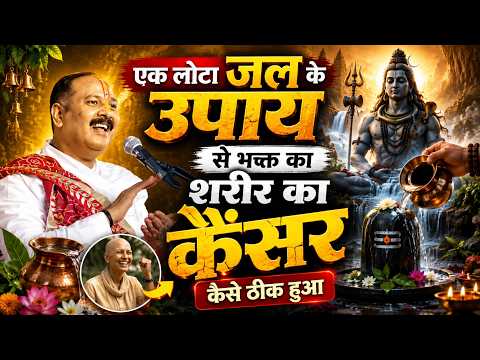 एक लोटा जल के उपाय से भक्त का शरीर का कैंसर कैसे ठीक हुआ || Pandit Pradeep Ji Mishra
