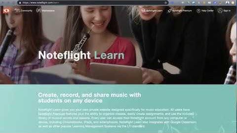 Noteflight Learn for All Students (August 2019 Webinar)