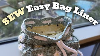 How to Sew a Bag Liner (+ No Sew Option)
