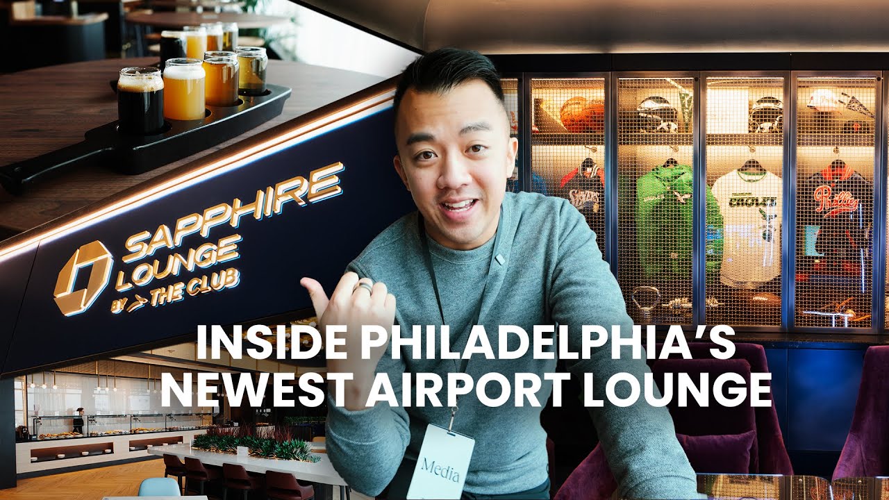 The Sapphire Lounge at Philadelphia Airport Is Open