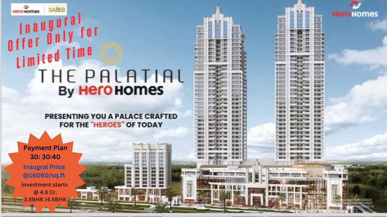 Hero Realty Project on Dwarka Expressway Gurgaon | Luxury Apartments & Investment Opportunity 2025