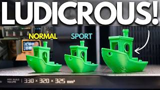 Ludicrous Mode on Bambu Lab 3D Printers IS INSANE!