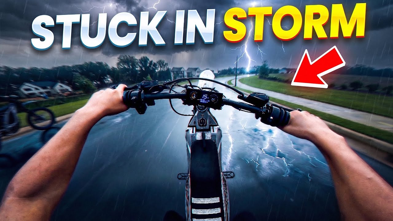 I Got This Bike STUCK in a Storm (Skyruns X7)