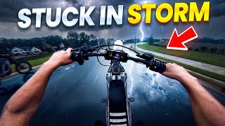 I Got This Bike STUCK in a Storm (Skyruns X7)