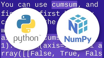 How to obtain only the first True value from each row of a numpy array?