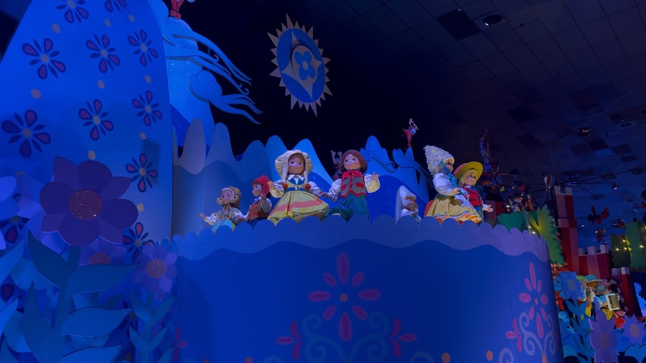 “it’s a small world” Full ride Disneyland 2026