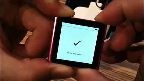 Diagnostic mode iPod Nano Gen6