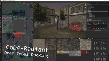 CoD4 | IW3xRadiant with Dear ImGui Docking and ImGuizmo - WIP #1