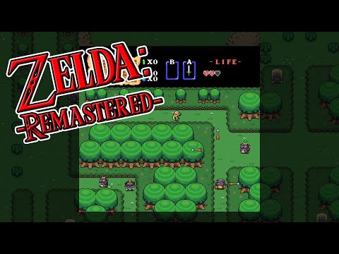 Zelda: Remastered Gameplay (Mesen NES HD Pack)