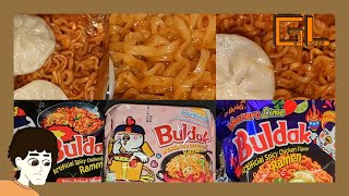 3 FLAVORS OF BULDAK RAMEN (Original, Carbonara, Habanero Lime)