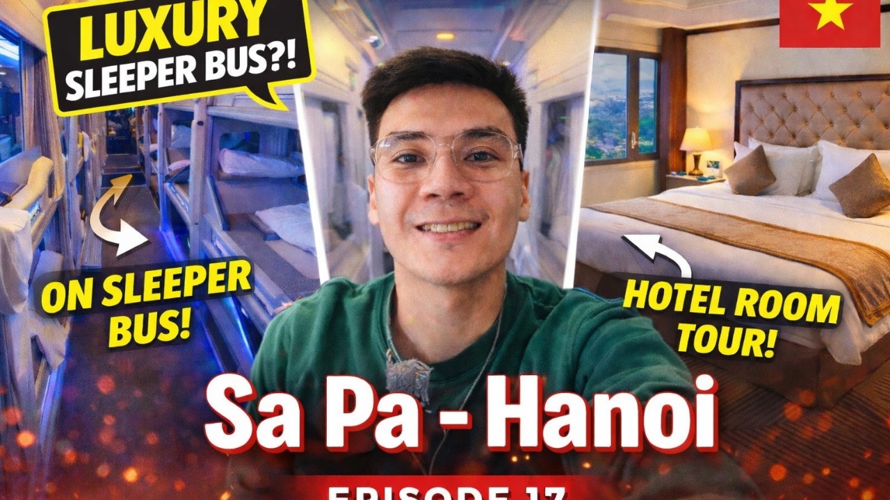 Hanoi & Sapa  Vietnam Vlog EP17: HK Busline Sapa To Hanoi + La Renta Center Hotel & Spa Room Tour 🇻🇳