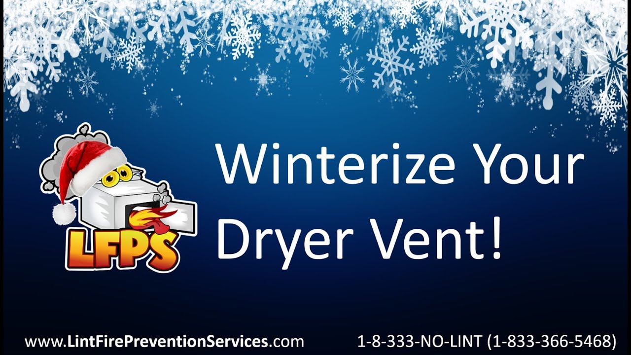 How to Winterize Your Dryer Vent YouTube