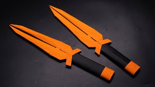 Origami paper ninja double knife || How to make paper ninja knife by TLT lab Hacks 20,630 views 7 months ago 5 minutes, 32 seconds