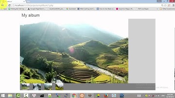 Làm trang Album ảnh với Bootstrap và javascrip, jquery