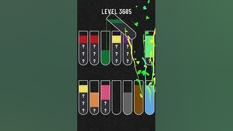 water sort puzzle level 3685