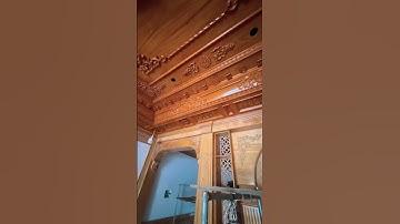 #noithatdep #thietkenoithat Cùng em chiêm ngưỡng trần gỗ đẹp mê, nhìn là ghiền