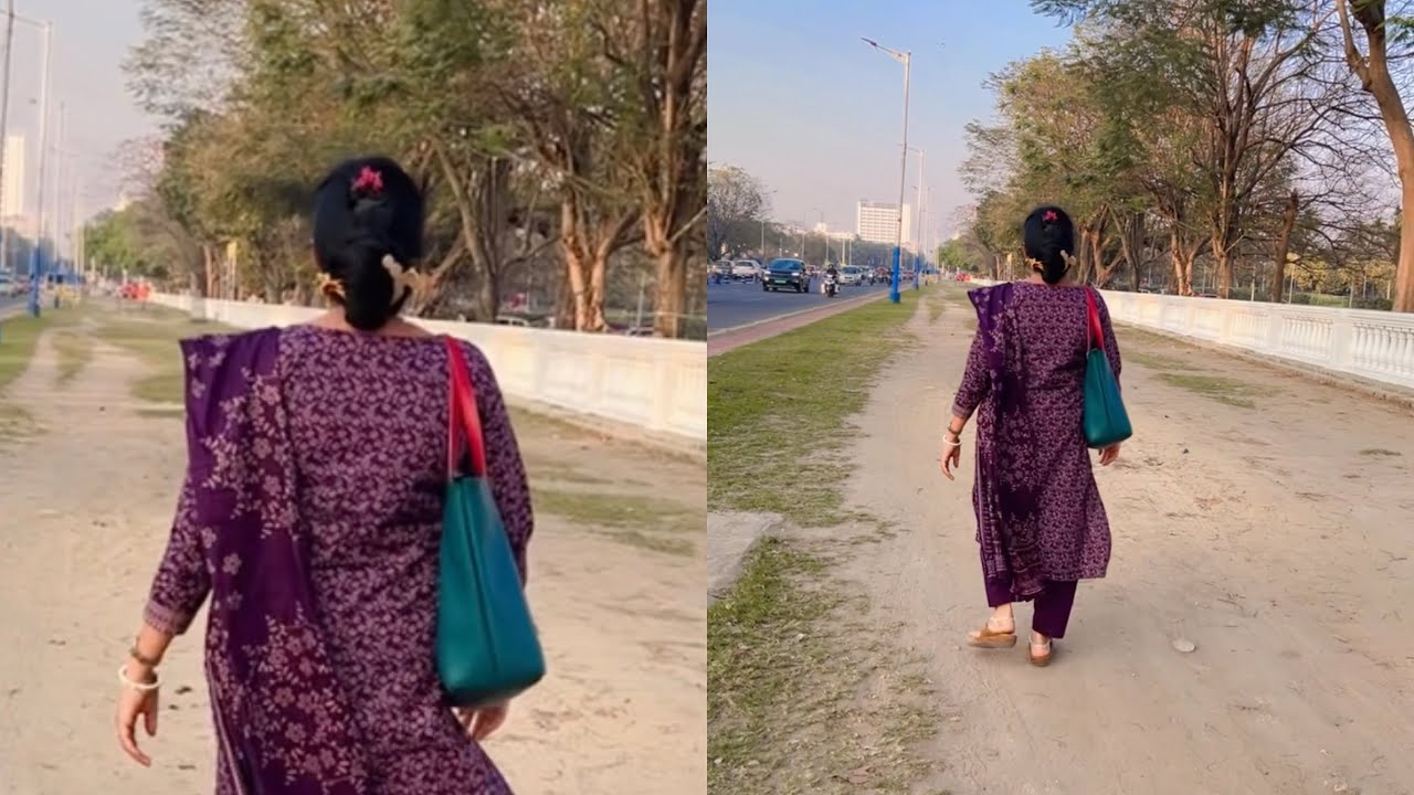 Easy outing bun hairstyle for longhair||@NilimaLongestHair 