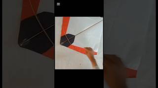 how to make a kite at home 🔥✔️#kitemakingathome