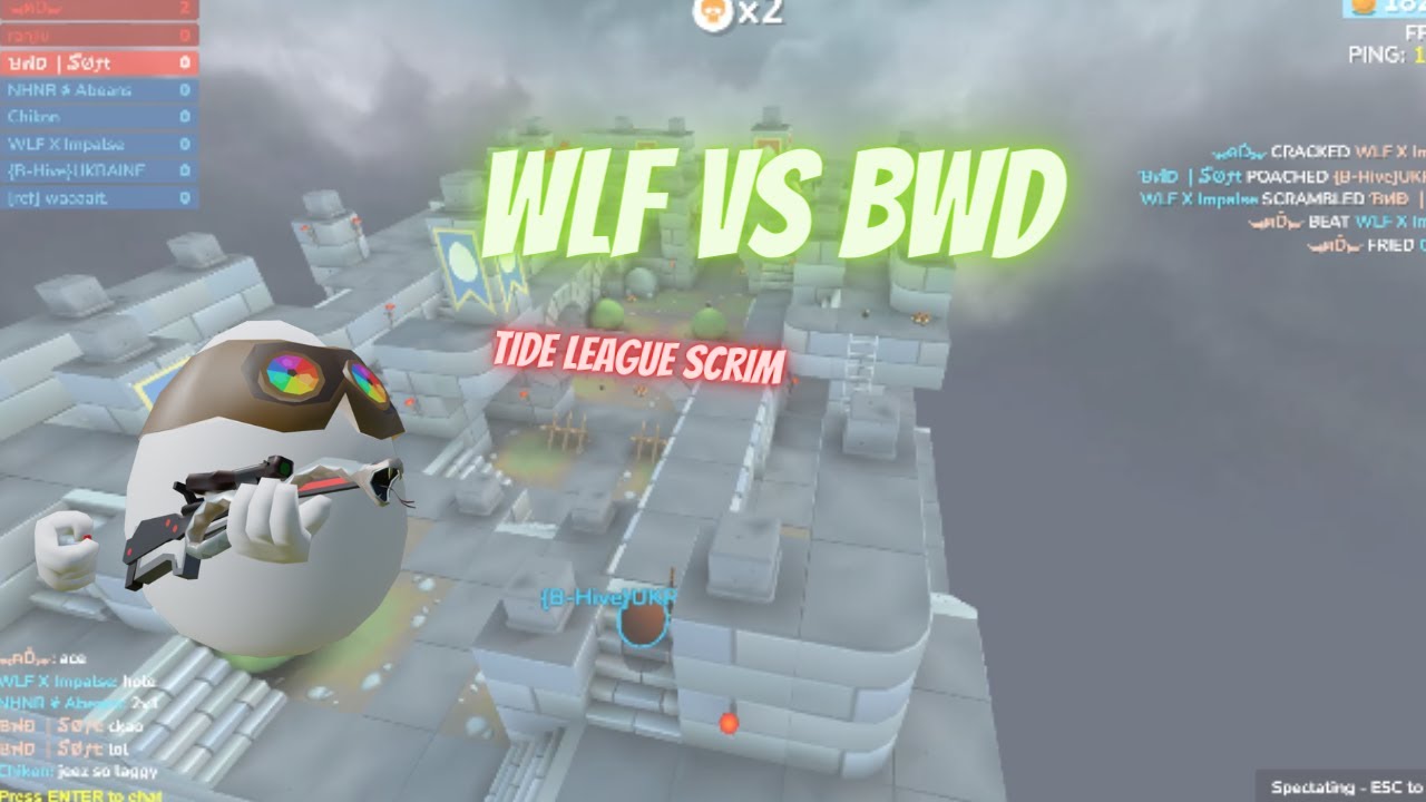 Shell Shock.io | Mvped in tide league scrim == BWD vs WLF