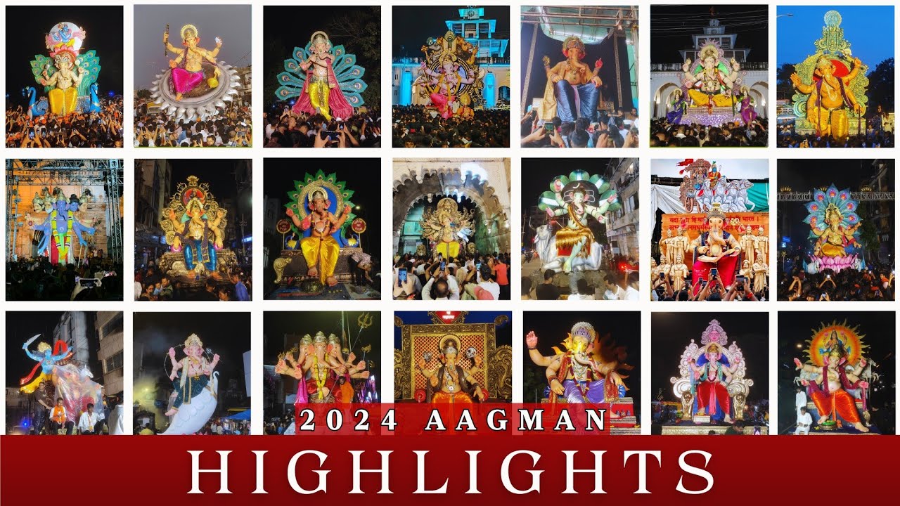 Vadodara Ganpati Aagman 2024 Highlights Vadodara Ganpati Aagman 2024 | Ganesh Chaturthi 2024