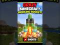 crazy Minecraft working rocket 🚀🚀#minecraft #gaming