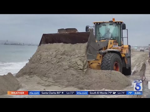 High tides and ocean water advisories: SoCal beaches feeling effects of Kay