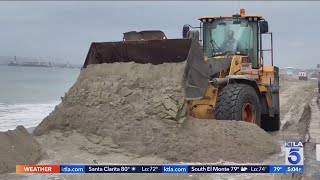 High tides and ocean water advisories: SoCal beaches feeling effects of Kay
