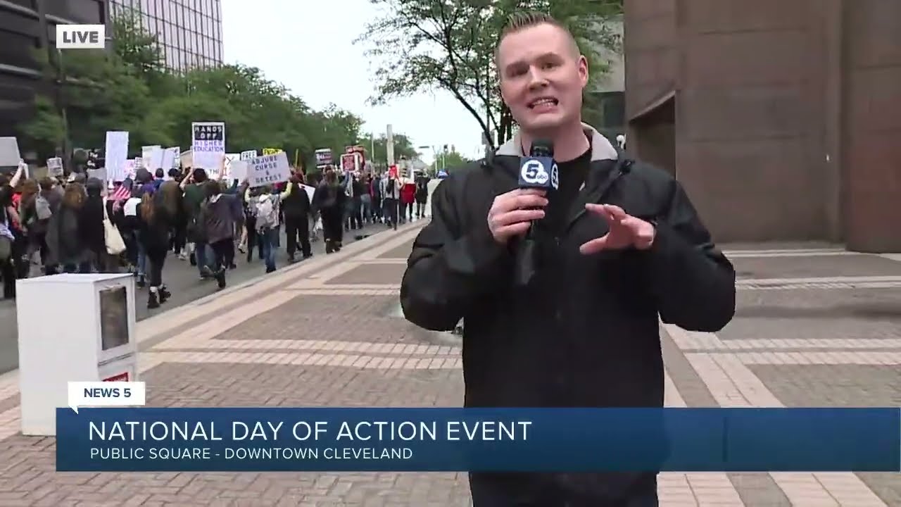 National Day of Action protest in Cleveland