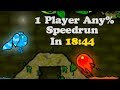 Fireboy and Watergirl 1 - The Forest Temple (1 Player Any%) Speedrun In 18:44 (Obsolete)
