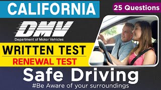 DMV Senior Written Test 2023 California | Safe Driving | DMV written test 2023 #californiadmvtest