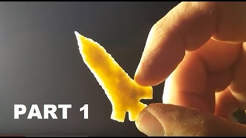 676 - Abo Flintknapping Agee Arrowhead 1/2 - Introduction