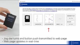 First Run app for Moddable Four