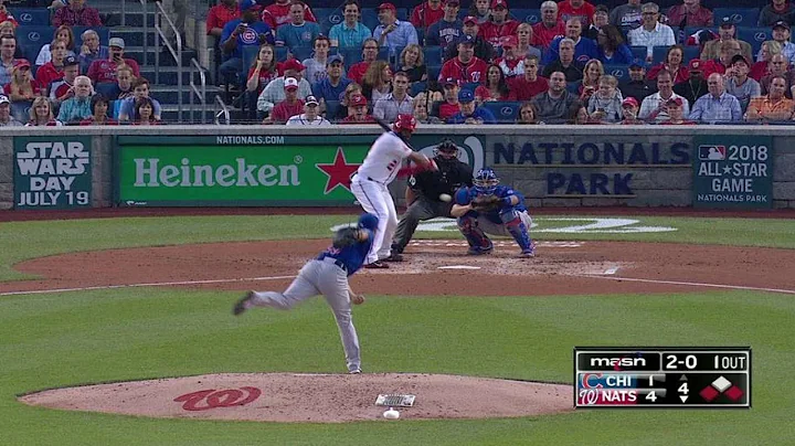 CHC@WSH: Span grounds sharp RBI single up middle