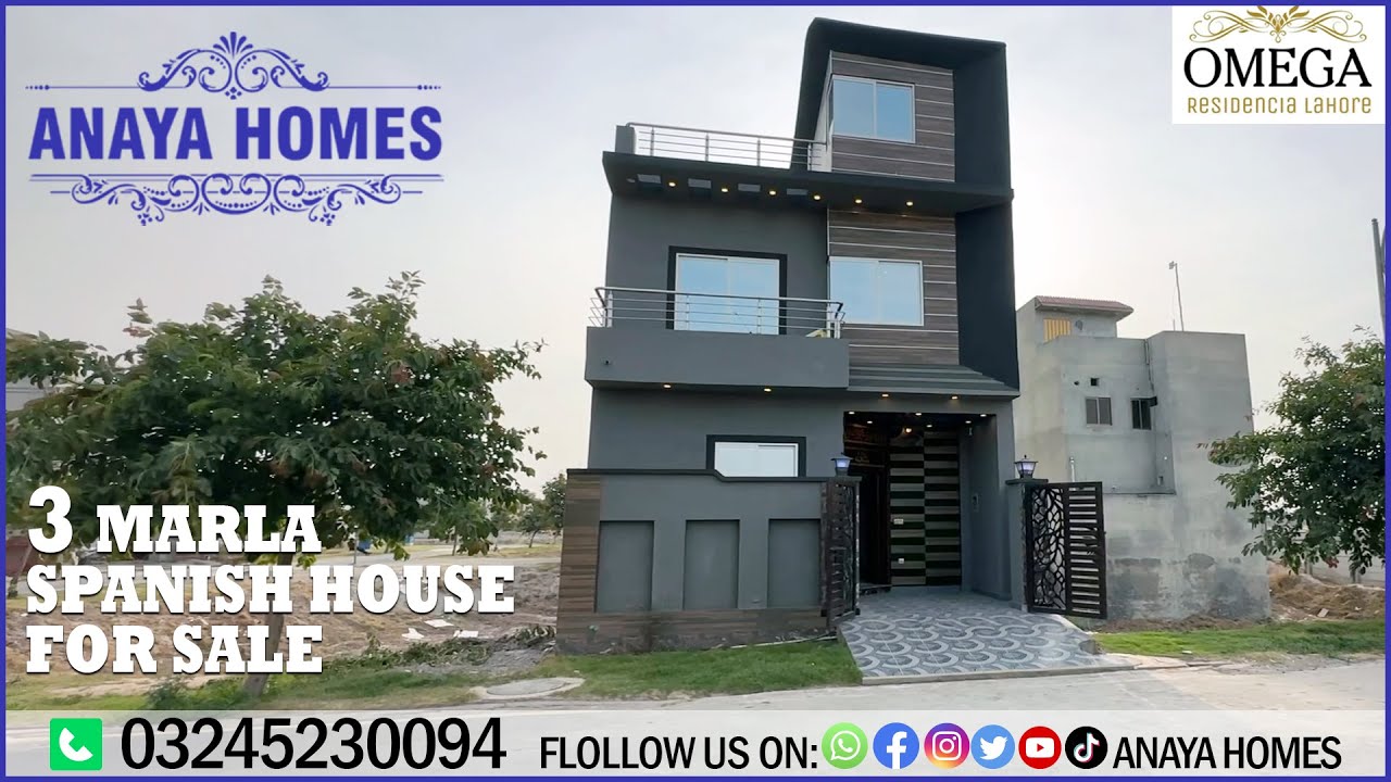 3 Marla House For Sale. Omega Residencia Lahore! YouTube