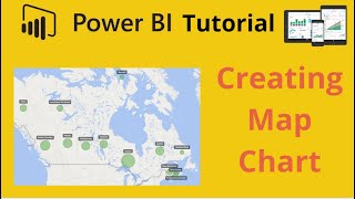 power bi maps chart creating and customizing | power bi tutorial for beginners