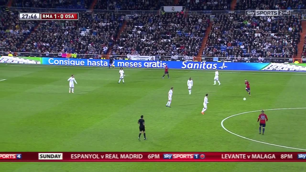 Copa Del Rey 09 01 14 Real Madrid V Osasuna Hd Full Match 1st English Commentary 1 Youtube
