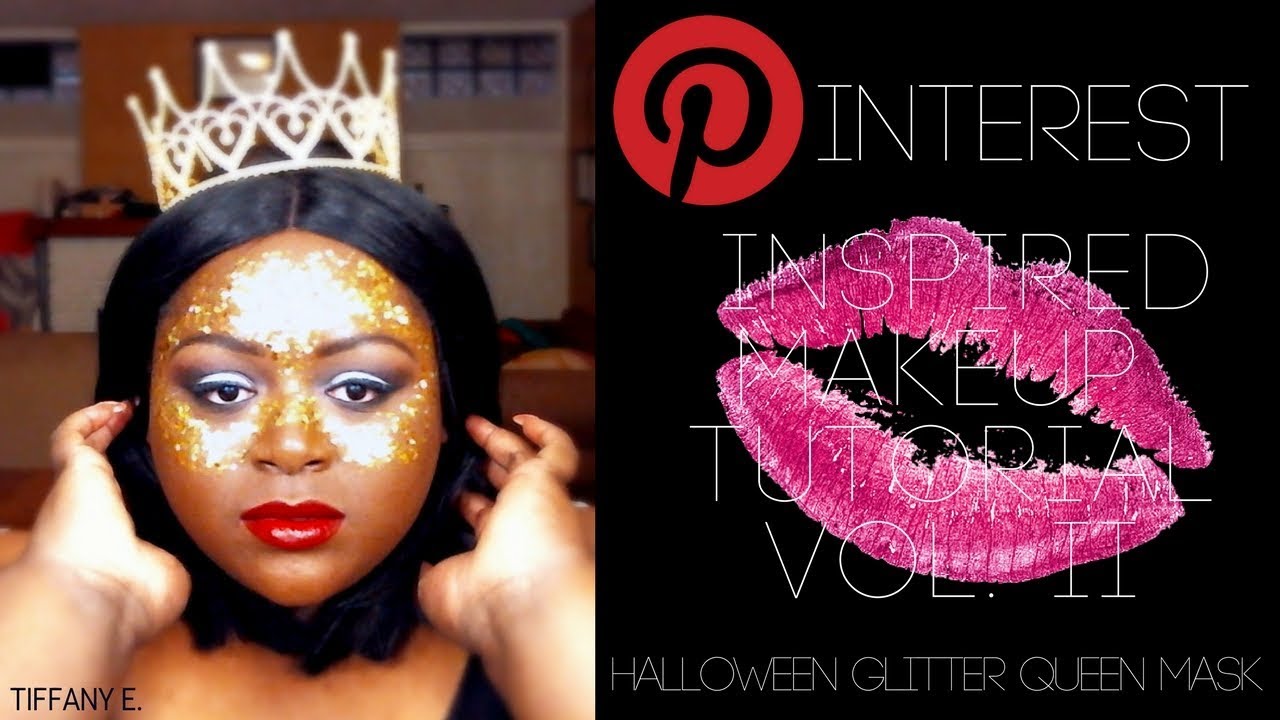 Pinterest Inspired Makeup Series Vol. II Late Halloween Glitter Queen