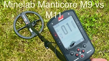 Minelab Manticore M9 vs M11 coils,  nickels & dimes