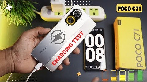 Poco C71 Charging Test 0 to 100% Box Charger | Heat Test🔥