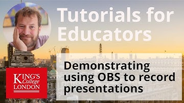 Recording dynamic education presentations using OBS and PowerPoint